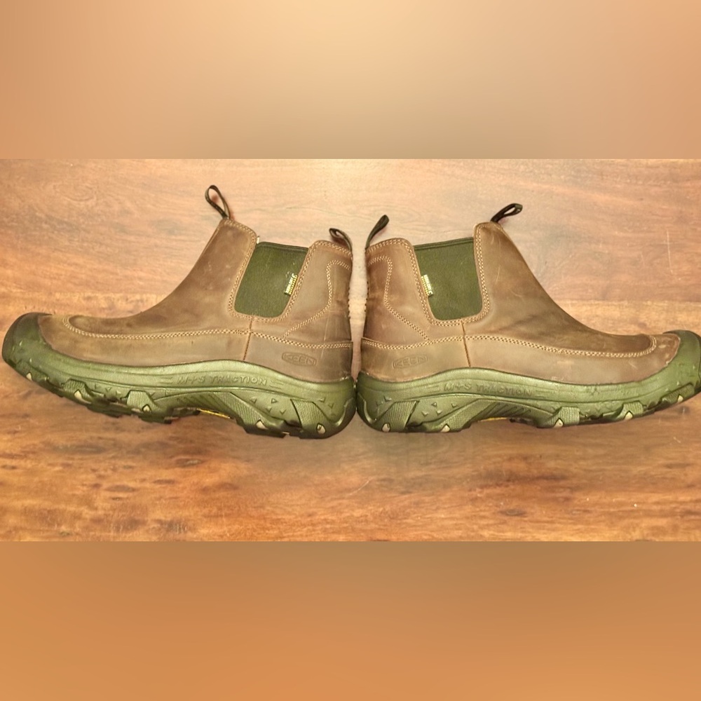 KEEN | Men's Anchorage III Waterproof Brown Boots | Size 11.5